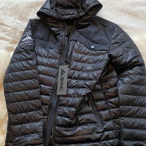 NWT Mens SYNC Performance Stretch Puffy Ski Jacket - Beaver Creek Birds of Prey